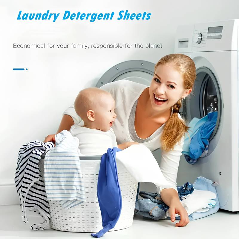 Laundry Bubble Paper Power Laundry Detergent Paper For - Temu